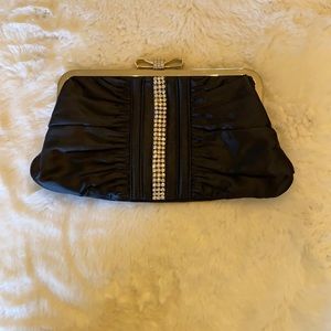 Clutch Black /silver accents Purse
